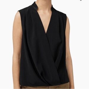 rag & bone Black Sleeveless Meredith Top